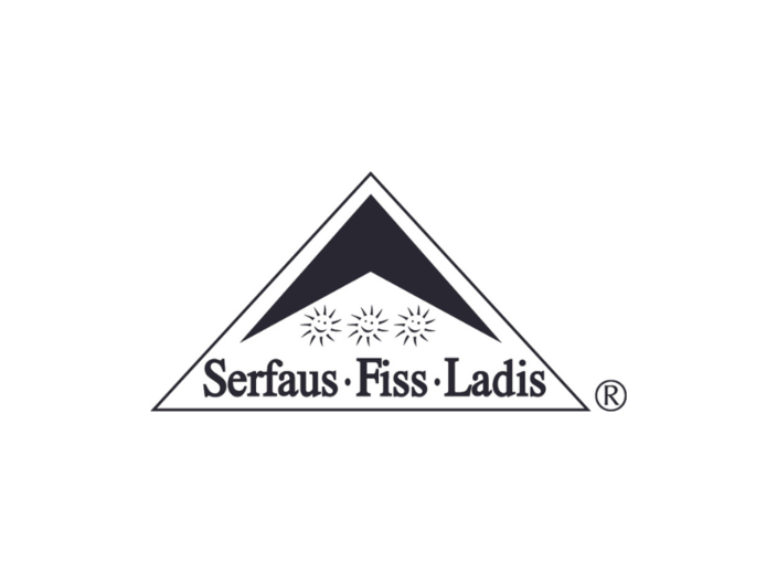 Das offizielle Logo von Serfaus-Fiss-Ladis in schwarz-weiß. | © Serfaus-Fiss-Ladis Marketing GmbH