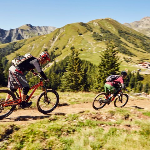 Der Alpkopftrail ist ein Singletrail in Serfaus-Fiss-Ladis in Tirol | © christianwaldegger.com