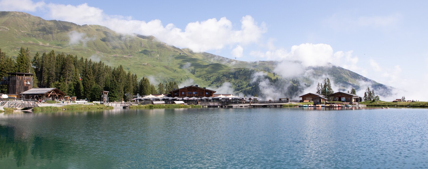 Hög mit Högsee und dem Hög Park in Serfaus-Fiss-Ladis | © Serfaus-Fiss-Ladis Marketing GmbH | Andreas Kirschner
