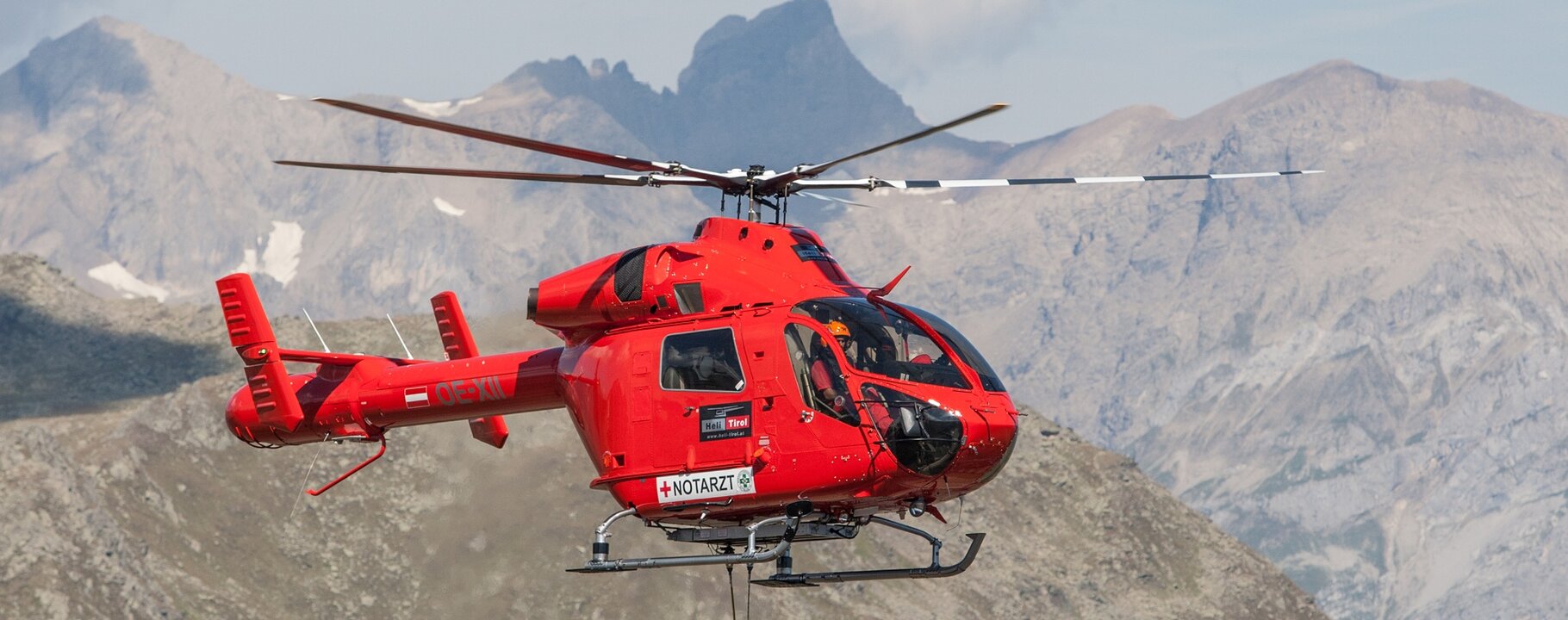 Hubschrauber im Rettungseinsatz | © Serfaus-Fiss-Ladis/Tirol