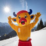 Berta ist das Maskottchen von Fiss-Ladis in Tirol Österreich | © Serfaus-Fiss-Ladis Marketing GmbH | Andreas Kirschner