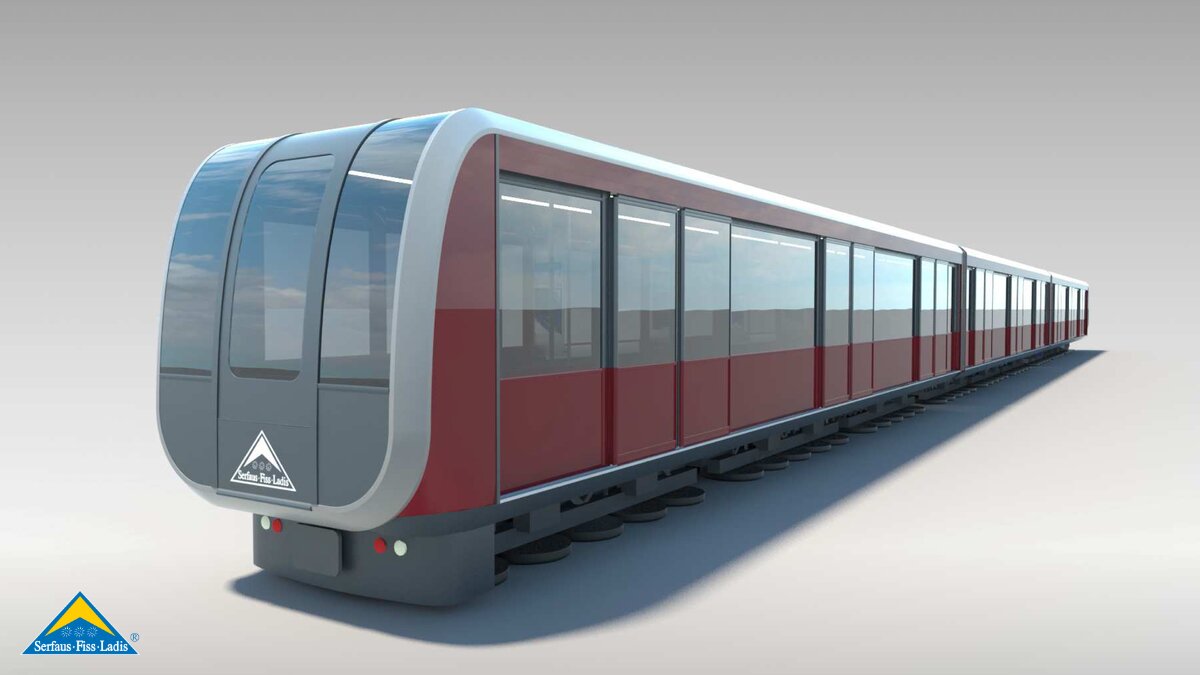 Symbolfoto der neuen U-Bahn Serfaus in Tirol | © Seilbahn Komperdell GmbH
