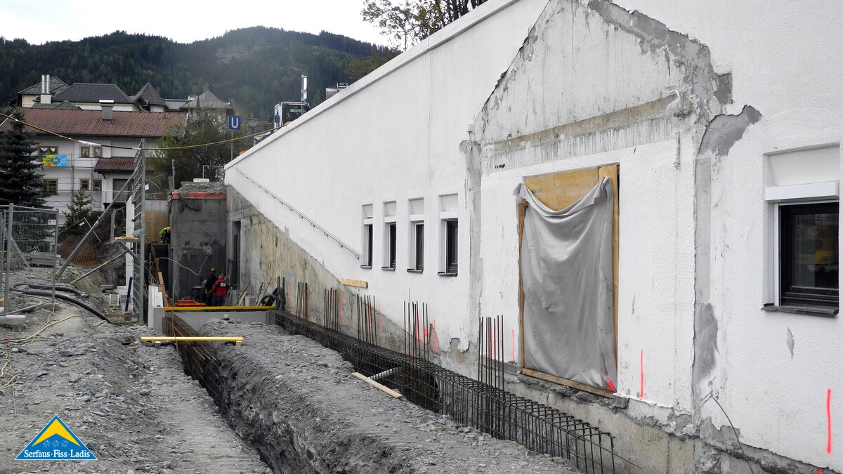 Baublog U-Bahn Serfaus Station Parkplatz | © Serfaus Fiss Ladis / Tirol