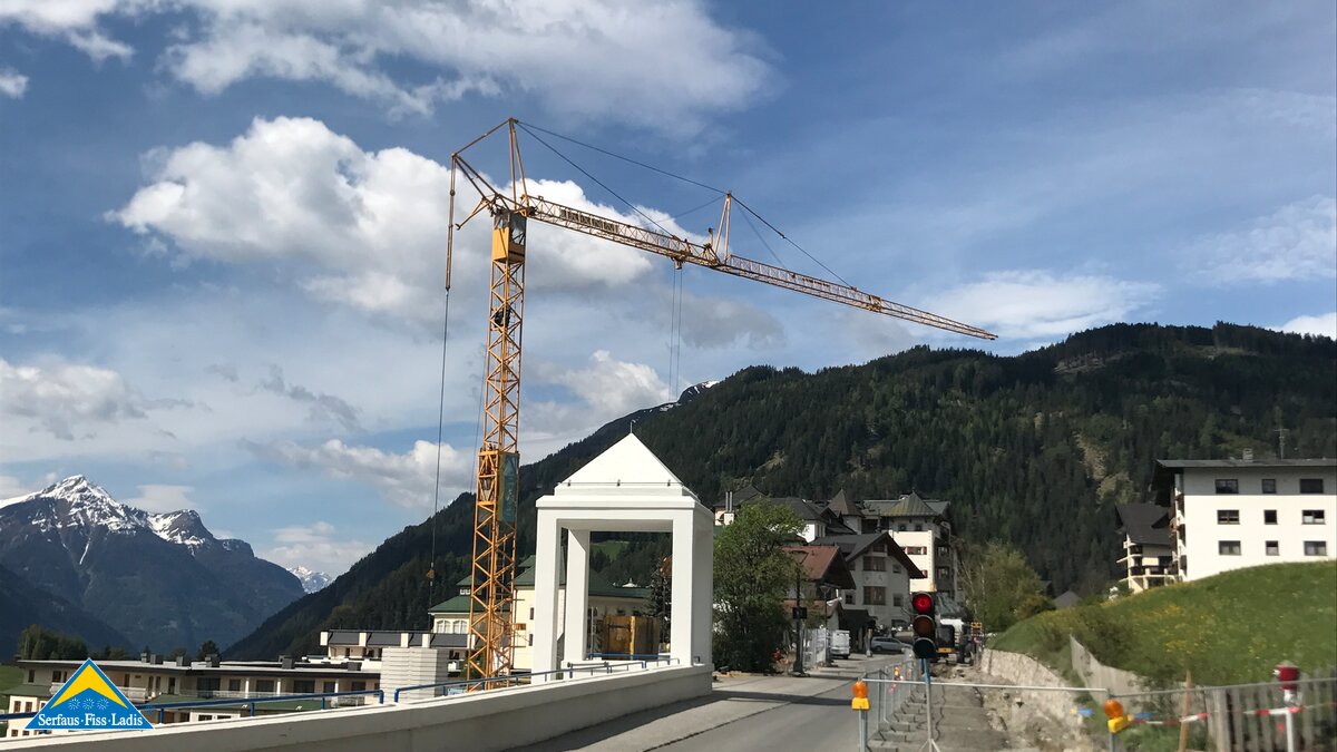 Baublog U-Bahn Serfaus Station Parkplatz | © Serfaus Fiss Ladis / Tirol
