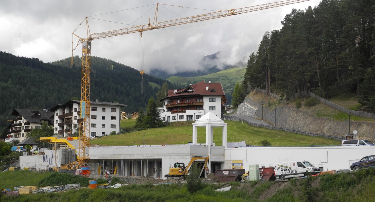 Die Station Parkplatz der U-Bahn in Serfaus in Serfaus Fiss Ladis in Tirol | © Serfaus Fiss Ladis