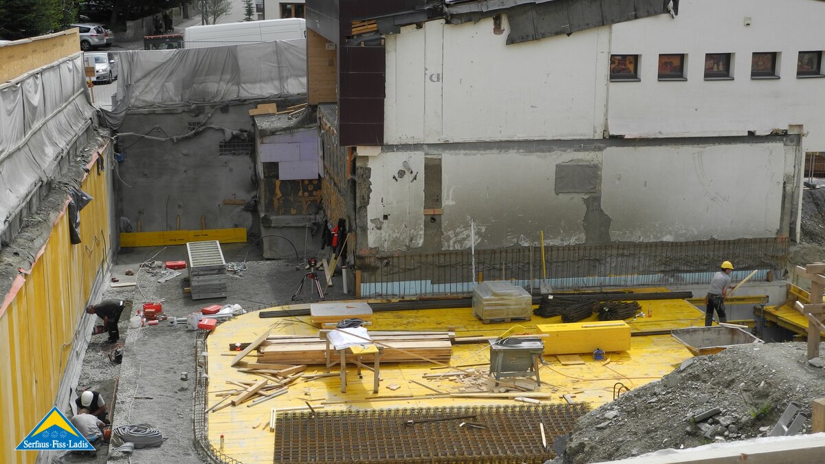 Baufortschritte bei der U-Bahn in Serfaus Fiss Ladis in Tirol | © Serfaus Fiss Ladis