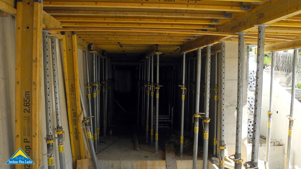 Bauarbeiten bei der U-Bahn Serfaus in Tirol | © Serfaus Fiss Ladis
