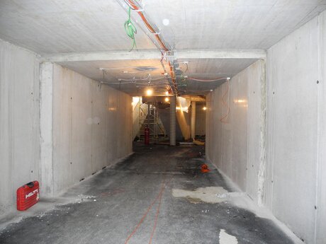 Die U-Bahn Station Kirche in Serfaus wird neu gestaltet | © Serfaus-Fiss-Ladis