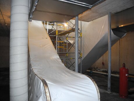 Die U-Bahn Station Kirche in Serfaus wird neu gestaltet | © Serfaus-Fiss-Ladis