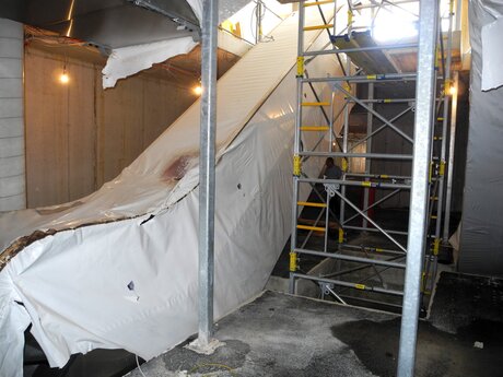 Die U-Bahn Station Kirche in Serfaus wird neu gestaltet | © Serfaus-Fiss-Ladis