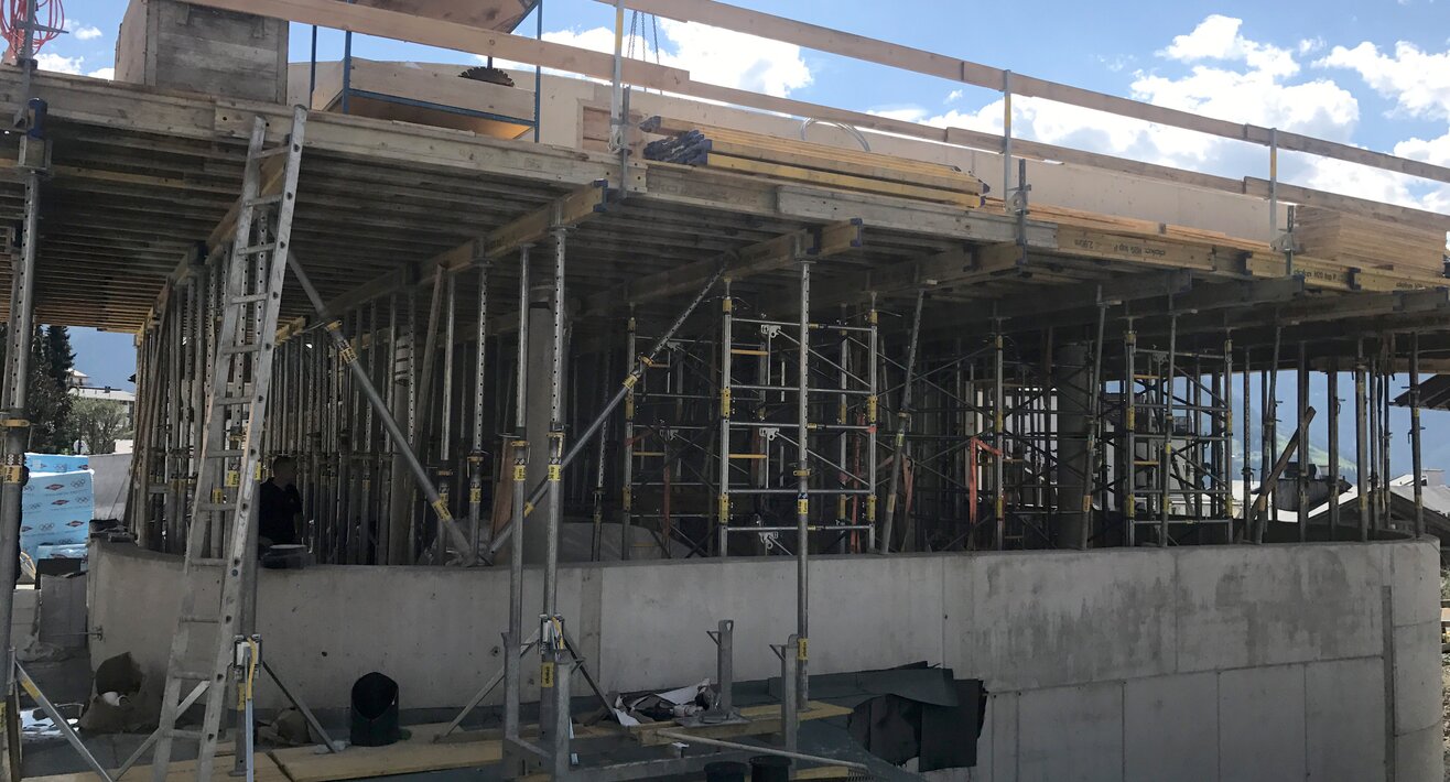 Die U-Bahn Station Kirche in Serfaus wird neu gestaltet | © Serfaus-Fiss-Ladis