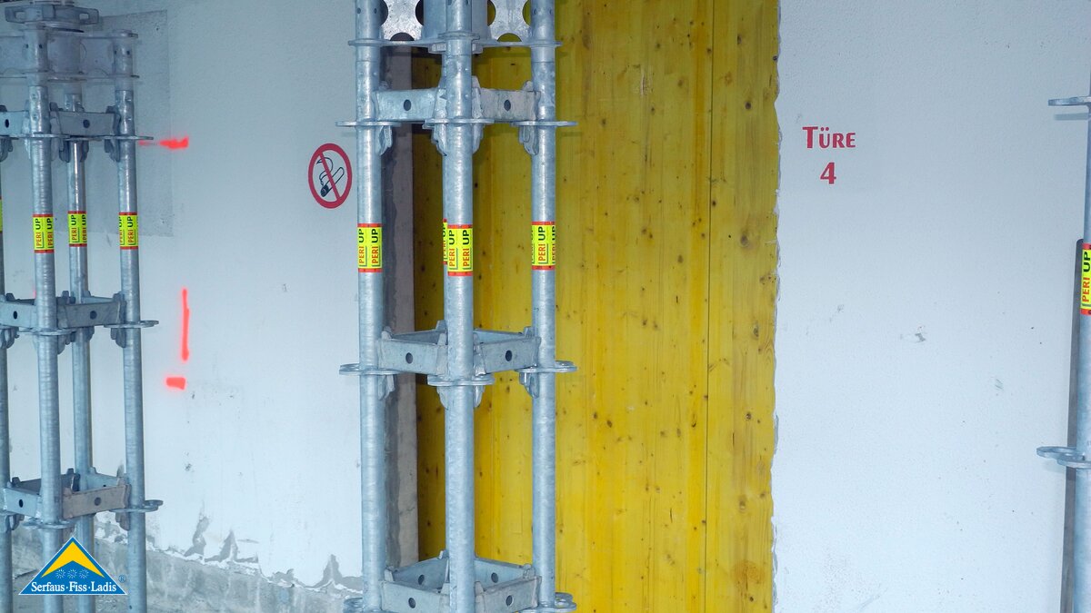 So präsentiert sich aktuell die Station Parkplatz bei der U-Bahn in Serfaus Fiss Ladis in Tirol | © Serfaus Fiss Ladis