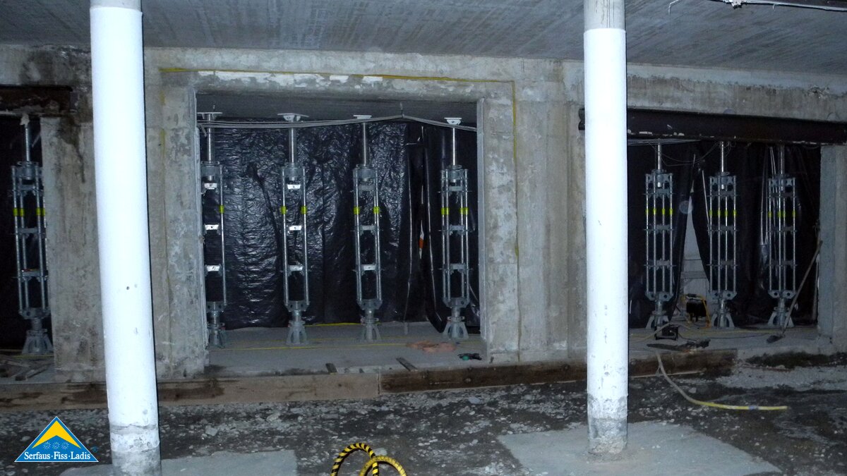 So präsentiert sich aktuell die Station Seilbahn der U-Bahn in Serfaus Fiss Ladis in Tirol | © Serfaus Fiss Ladis