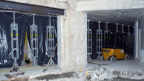 So präsentiert sich aktuell die Station Seilbahn der U-Bahn in Serfaus Fiss Ladis in Tirol | © Serfaus Fiss Ladis