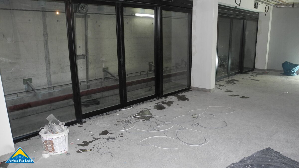 Die neuen Zugangstüren der Station Kirche in Serfaus Fiss Ladis in Tirol | © Serfaus Fiss Ladis