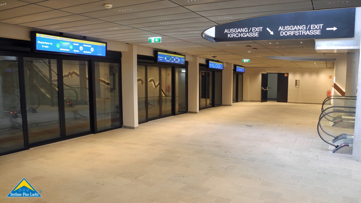 Die neuen U-Bahn Stationen in Serfaus Fiss Ladis sind freundlicher und heller gestaltet | © Serfaus-Fiss-Ladis