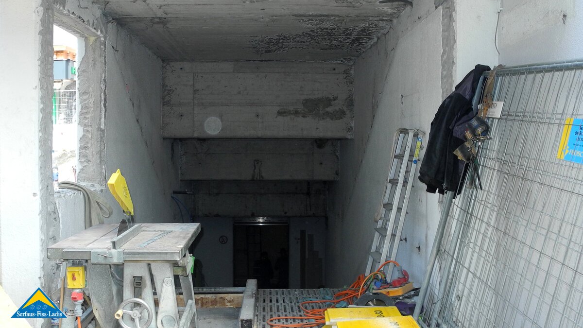 Bauarbeiten bei der Station Zentrum der U-Bahn in Serfaus in Tirol | © Serfaus-Fiss-Ladis