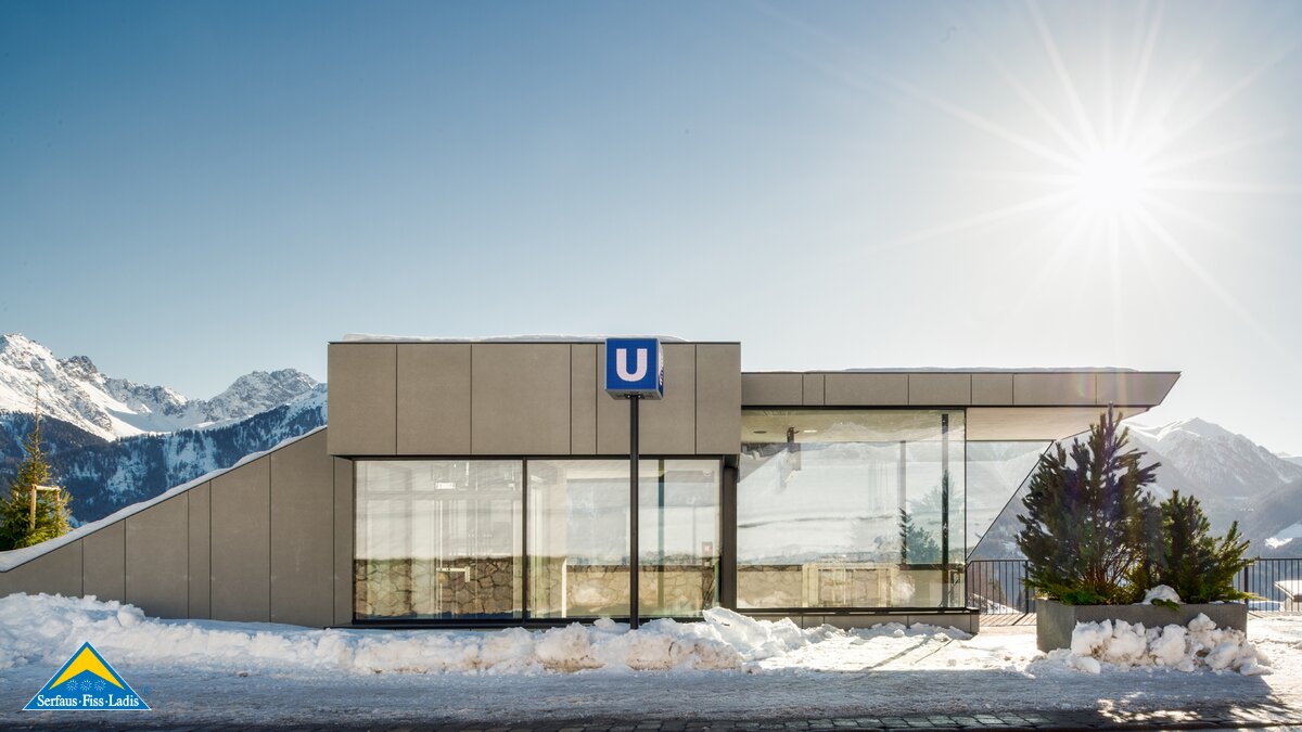 Die renovierte Station Kirche der U-Bahn in Serfaus | © Andreas Schalber
