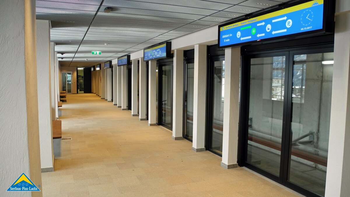 Die neue U-Bahn Station Parkplatz in Serfaus in Tirol | © Andreas Schalber