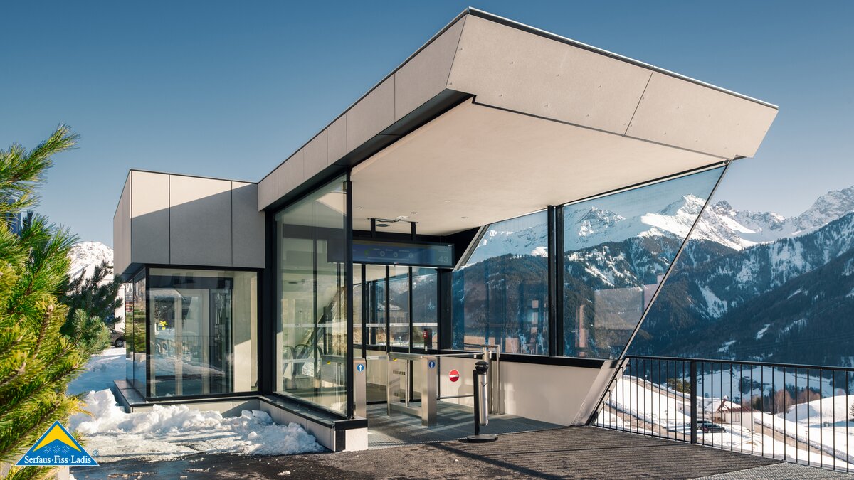 Die neue U-Bahn Station Parkplatz in Serfaus-Fiss-Ladis in Tirol | © Andreas Schalber