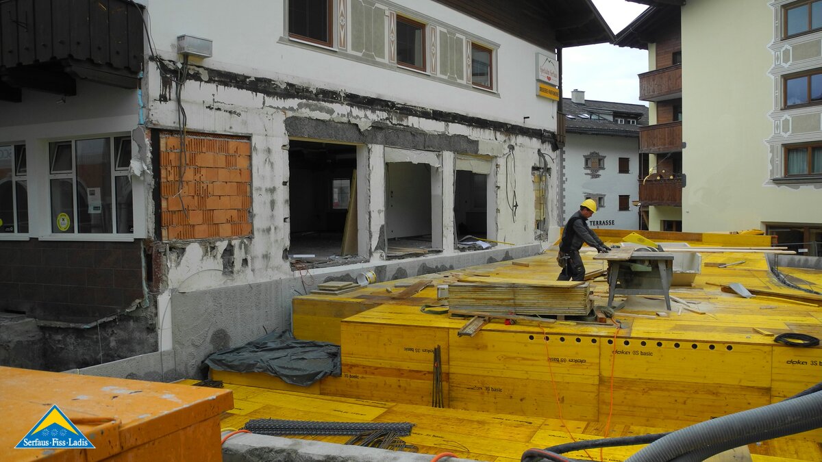 Große Umbauarbeiten im Bereich Zentrum sind notwendig | © Serfaus-Fiss-Ladis