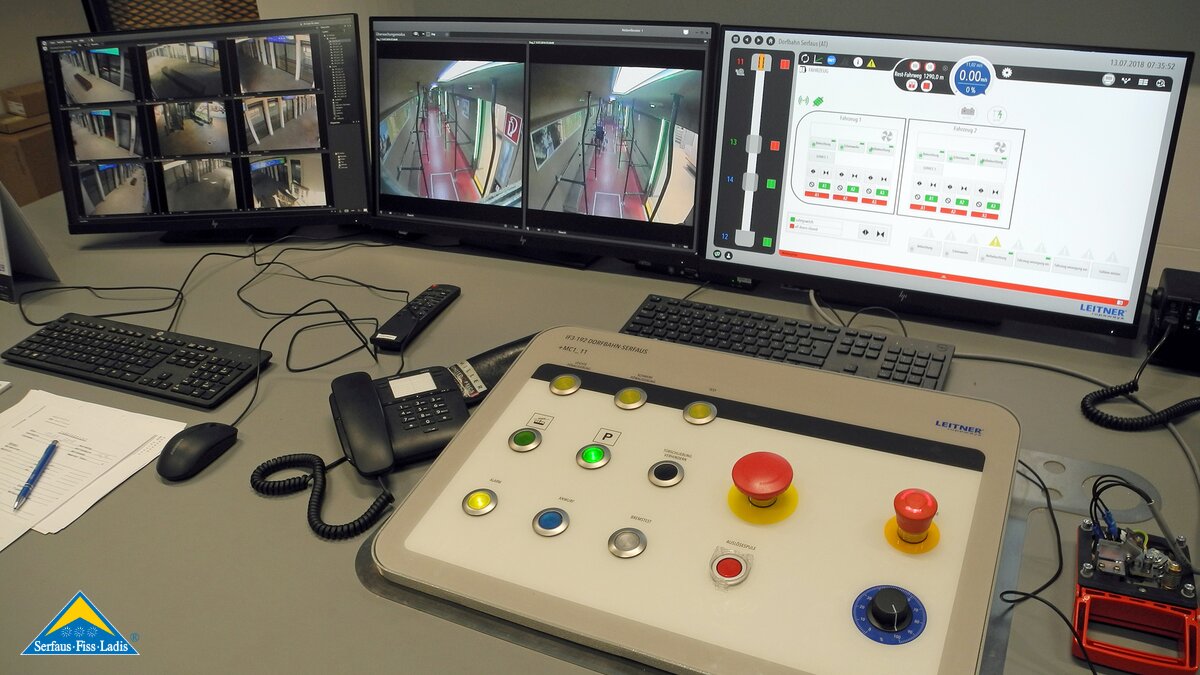 Für die neue Leitzentrale in der U-Bahn in Serfaus wurde neues technisches Equipment angeschafft | © Serfaus-Fiss-Ladis