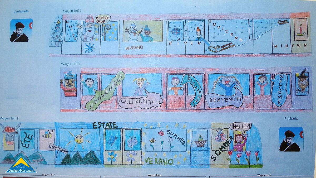 Auszeichnung des U-Bahn Malwettbewerbs in Serfaus-Fiss-Ladis in Tirol | © Serfaus-Fiss-Ladis