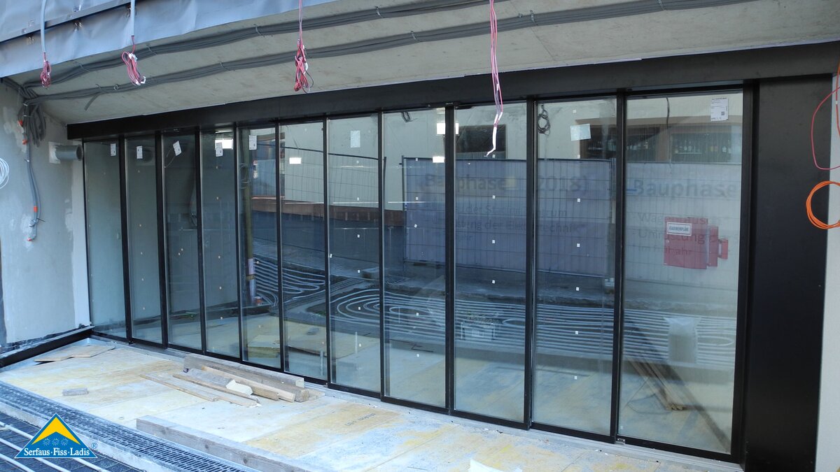 Zugang zur neuen Station Zentrum der U-Bahn in Serfaus in Tirol | © Serfaus-Fiss-Ladis