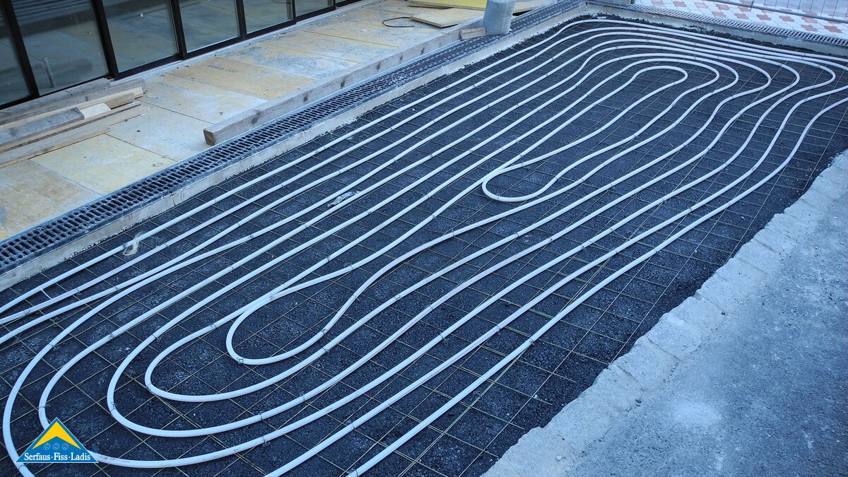 Zugang zur neuen U-Bahn Station Zentrum in Serfaus-Fiss-Ladis in Tirol Österreich | © Serfaus-Fiss-Ladis