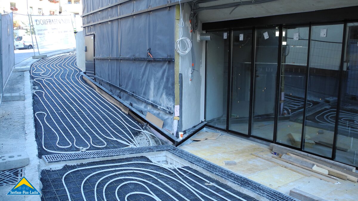 Zugang zur neuen Station Zentrum der U-Bahn in Serfaus in Tirol | © Serfaus-Fiss-Ladis