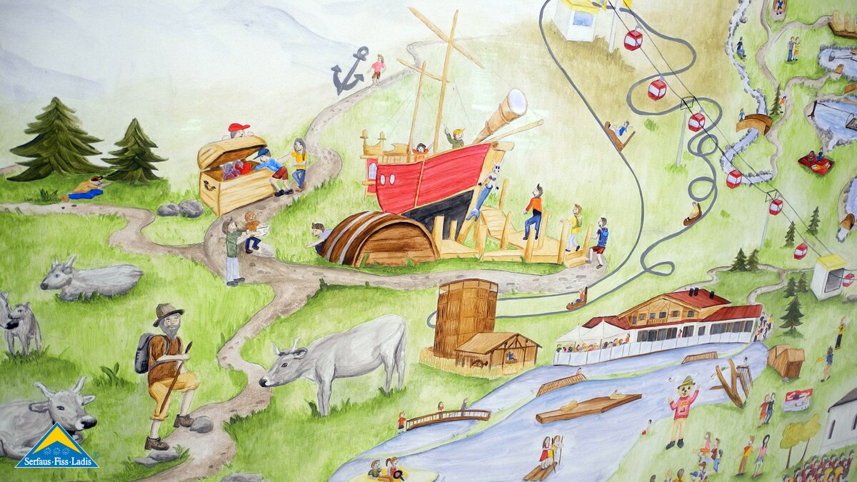 Wandern mit der Familie, Abenteuer erleben und im Högsee schwimmen - Das ist Sommerurlaub in Serfaus-Fiss-Ladis in Tirol | © Serfaus-Fiss-Ladis