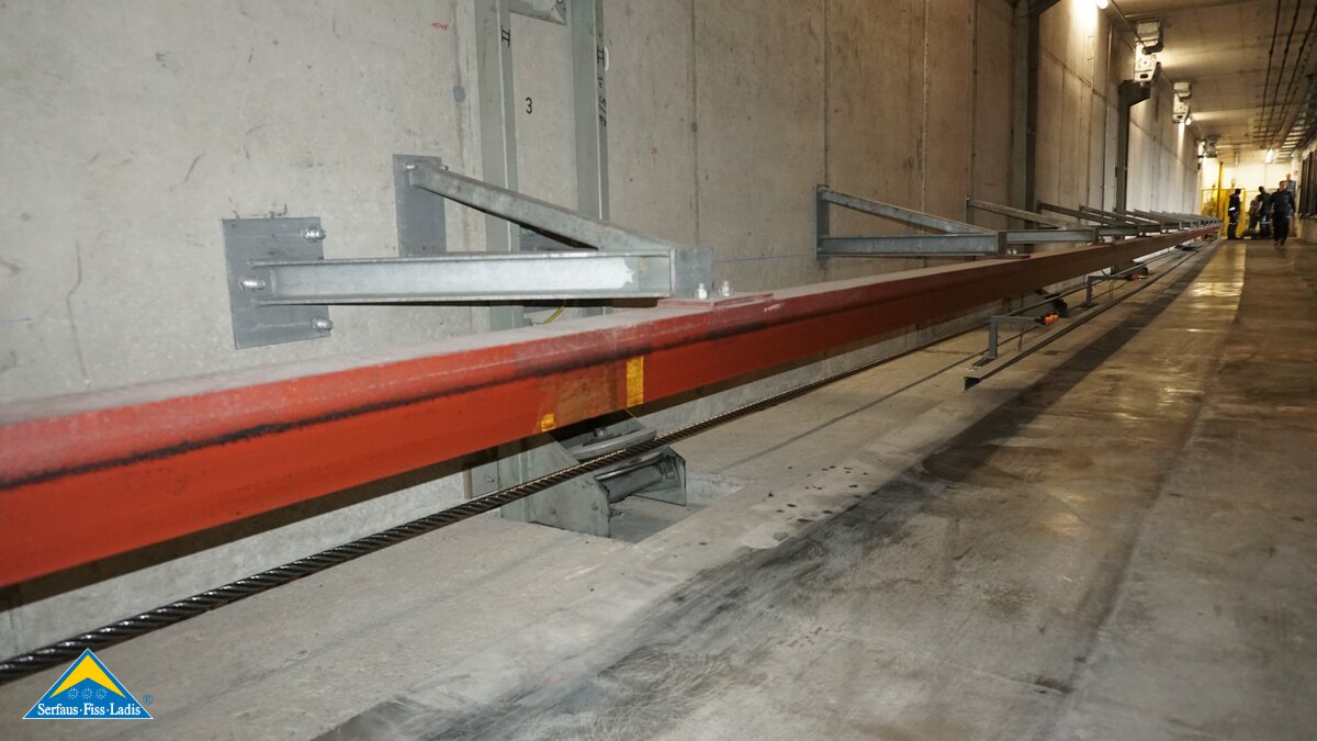 Im Tunnel müssen noch Arbeiten erledigt werden  | © Serfaus-Fiss-Ladis 