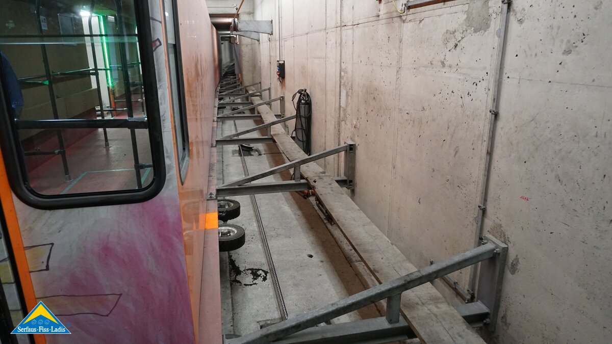 Im Tunnel müssen noch Arbeiten erledigt werden | © Serfaus-Fiss-Ladis