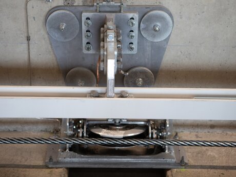 Das Zugseil der neuen U-Bahn in Serfaus in Tirol | © Andreas Kirschner