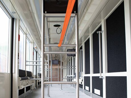 So sieht die neue U-Bahn von innen aus in Serfaus-Fiss-Ladis in Tirol | © Andreas Kirschner