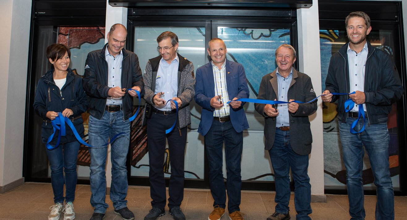 Eröffnung der U-Bahn Serfaus durch die Verantwortlichen der Seilbahn Komperdell GmbH und den Bürgermeister von Serfaus | © Andreas Kirschner