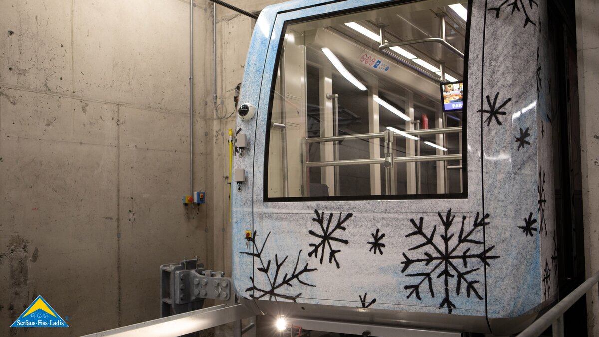 Die neue U-Bahn Serfaus ist die höchstgelegenste Luftkissenbahn der Welt in Serfaus-Fiss-Ladis in Österreich | © Andreas Kirschner