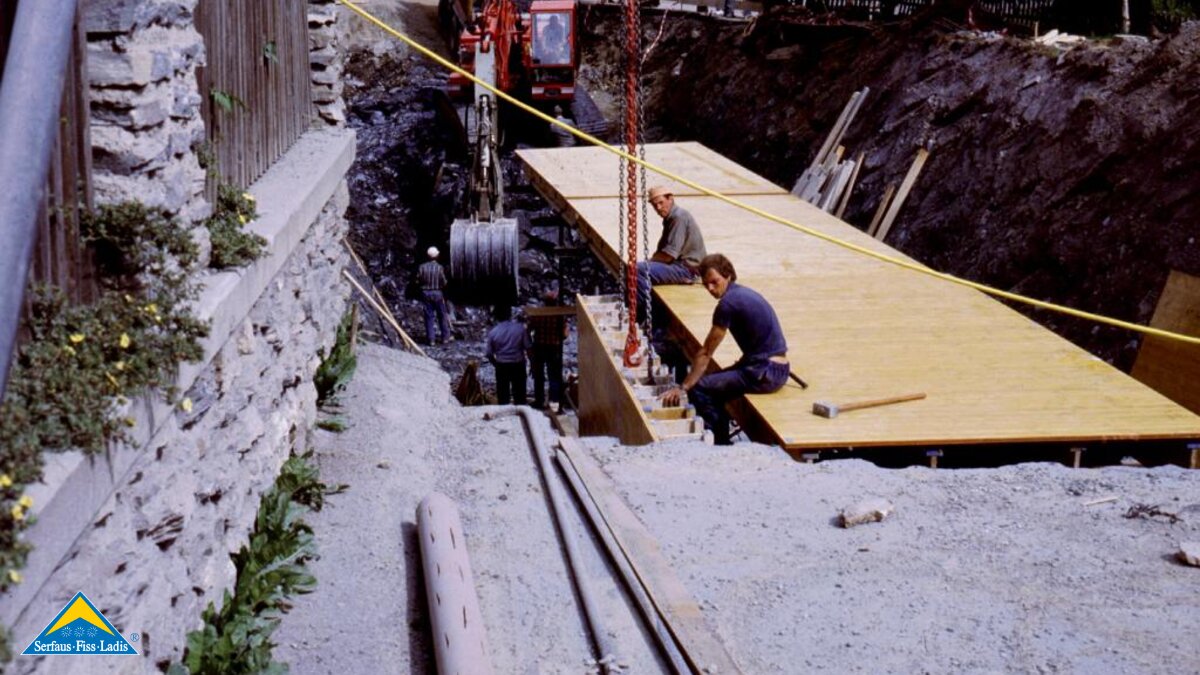 Bauarbeiten an der U-Bahn Serfaus in Tirol | © Joep Langen