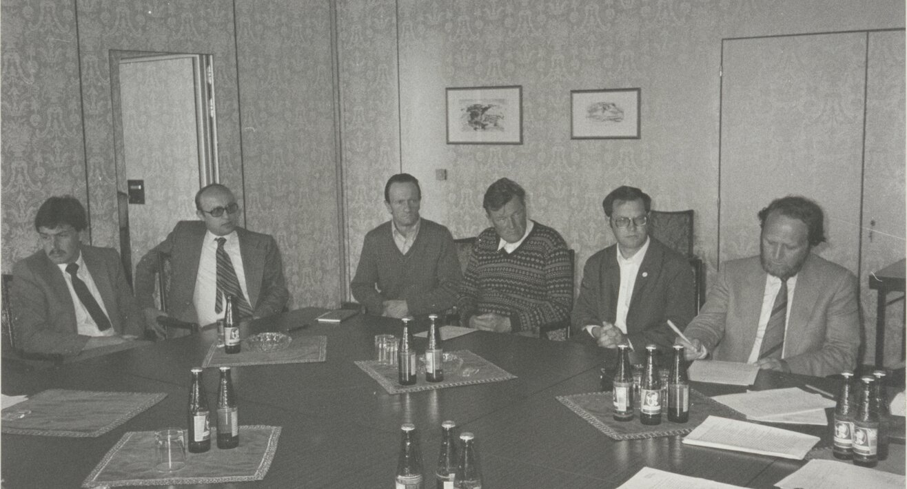 Besprechung im Hotel Cervosa in Serfaus zum Bau der U-Bahn | © Seilbahn Komperdell GmbH