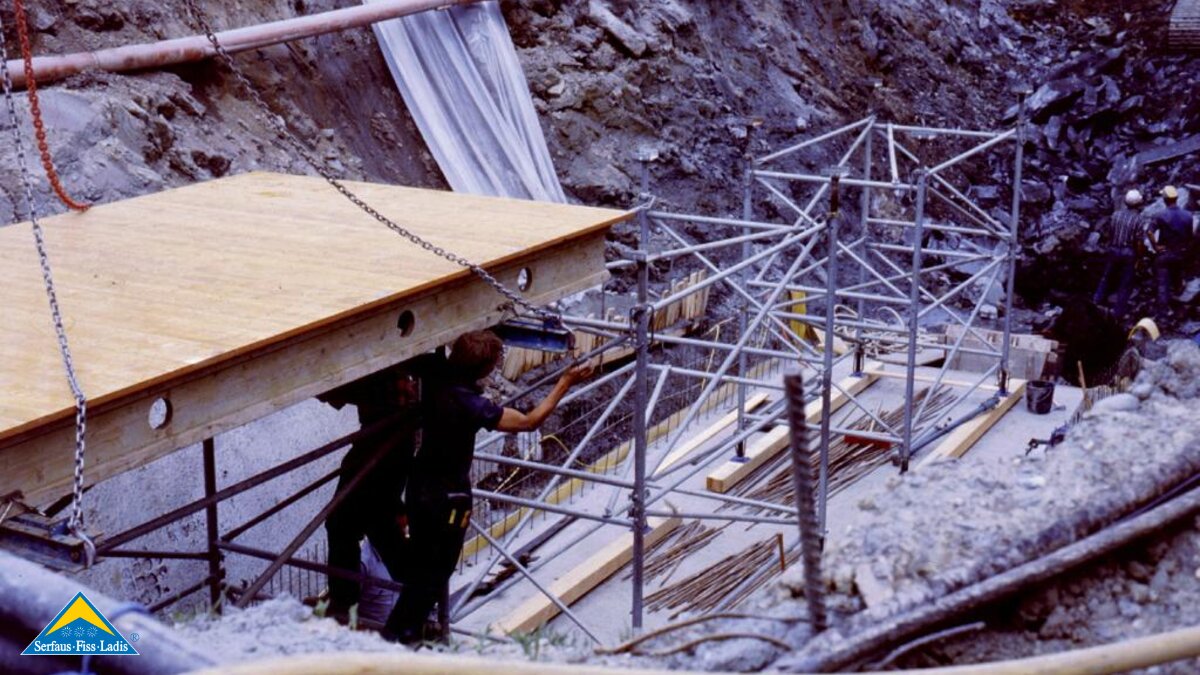Bauarbeiten für die U-Bahn Serfaus in Österreich | © Joep Langen