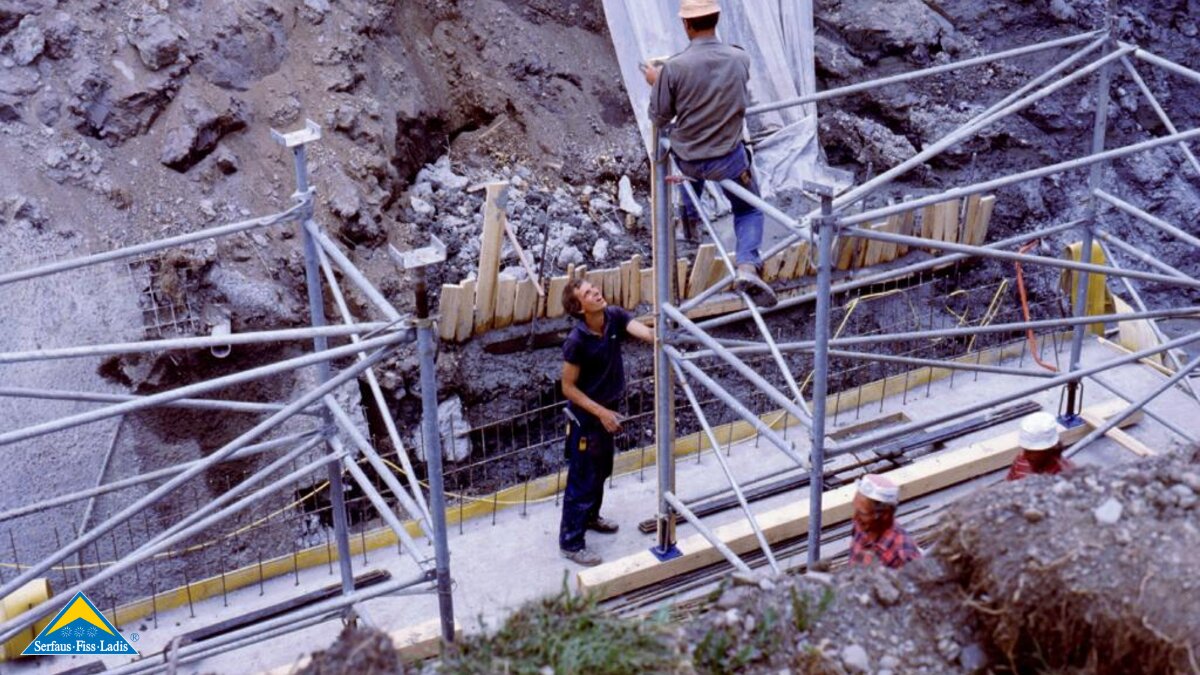 Bauarbeiten für die U-Bahn Serfaus in Österreich | © Joep Langen
