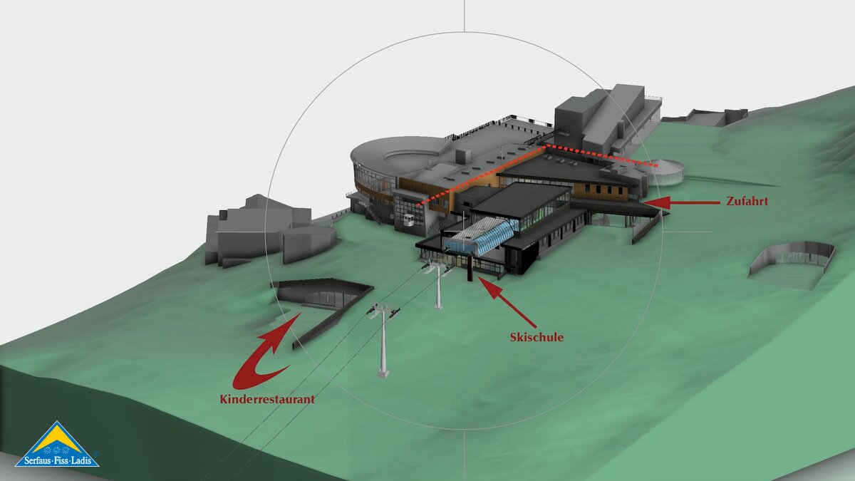 Bau neue Komperdellbahn in der Familienregion Serfaus-Fiss-Ladis Baublog | © Seilbahn Komperdell GmbH