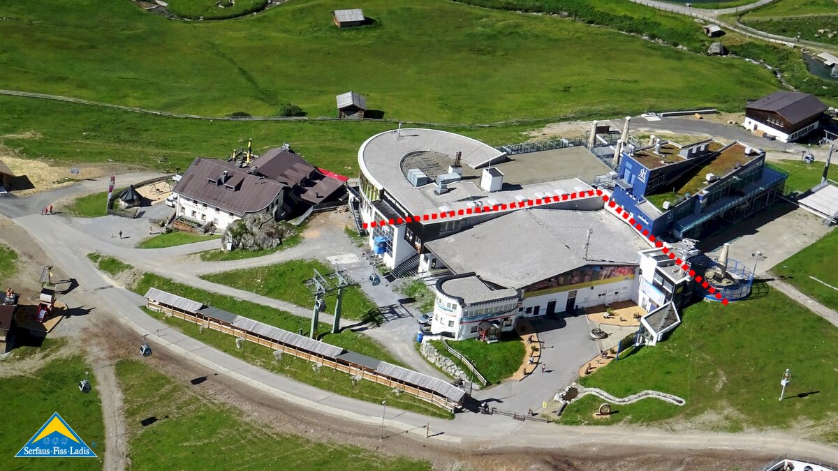 Bergstation Komperdellbahn Planung Neubau Baublog Serfaus-Fiss-Ladis in Tirol | © Seilbahn Komperdell GmbH