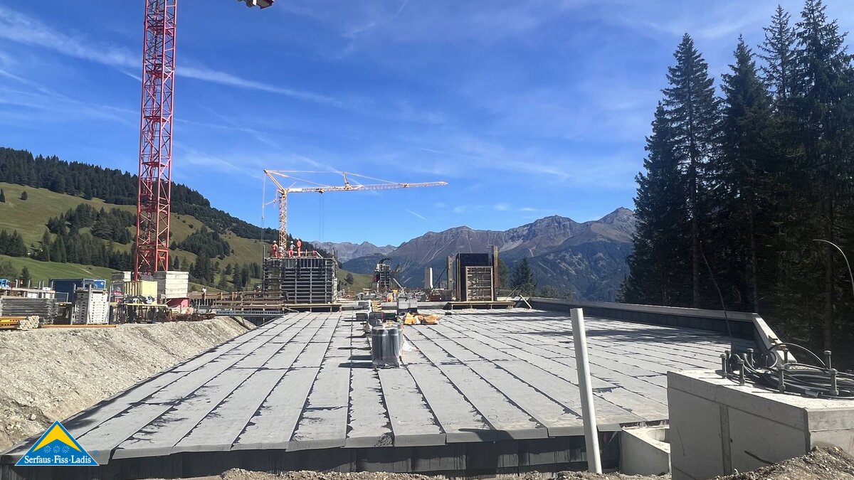 Neue Zwischenstation der Komperdellbahn in Serfaus-Fiss-Ladis Tirol Österreich | © Seilbahn Komperdell GmbH