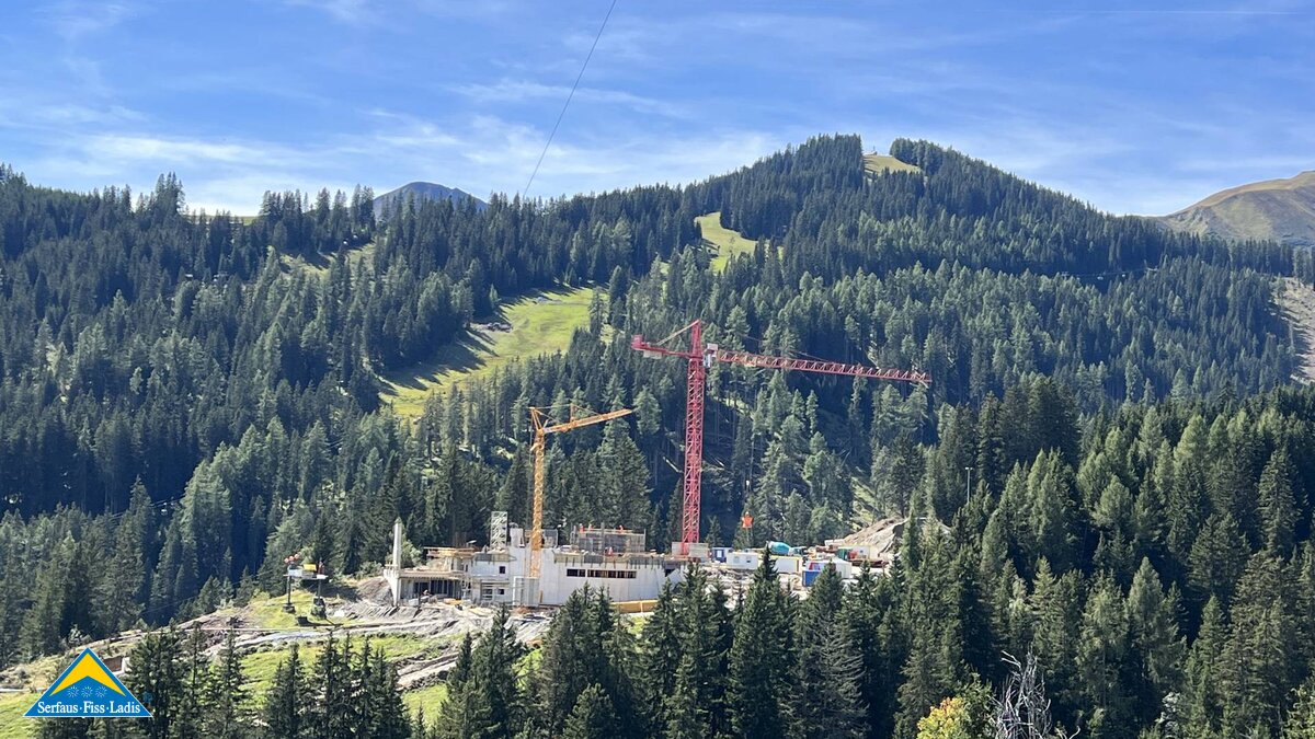 Arbeiten für die Komperdellbahn neu in Serfaus-Fiss-Ladis in Tirol Österreich | © Seilbahn Komperdell GmbH