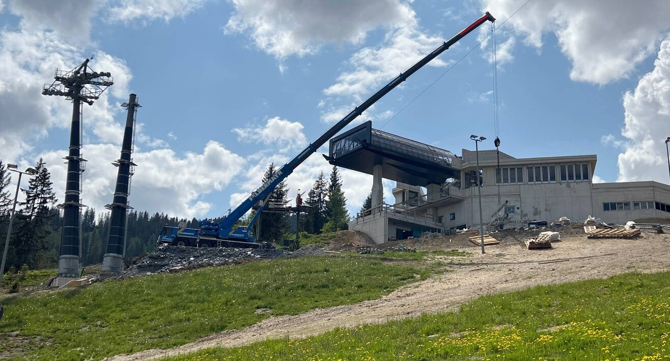 Die neue Komperdellbahn erhält eine Zwischenstation auf Höhe des Restaurant Leithe Wirt in Serfaus-Fiss-Ladis in Tirol Österreich | © Seilbahn Komperdell GmbH