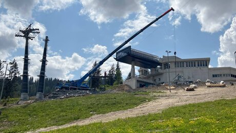 Die neue Komperdellbahn erhält eine Zwischenstation auf Höhe des Restaurant Leithe Wirt in Serfaus-Fiss-Ladis in Tirol Österreich | © Seilbahn Komperdell GmbH