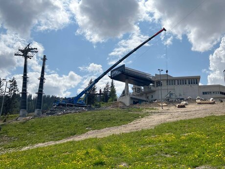 Die neue Komperdellbahn erhält eine Zwischenstation auf Höhe des Restaurant Leithe Wirt in Serfaus-Fiss-Ladis in Tirol Österreich | © Seilbahn Komperdell GmbH