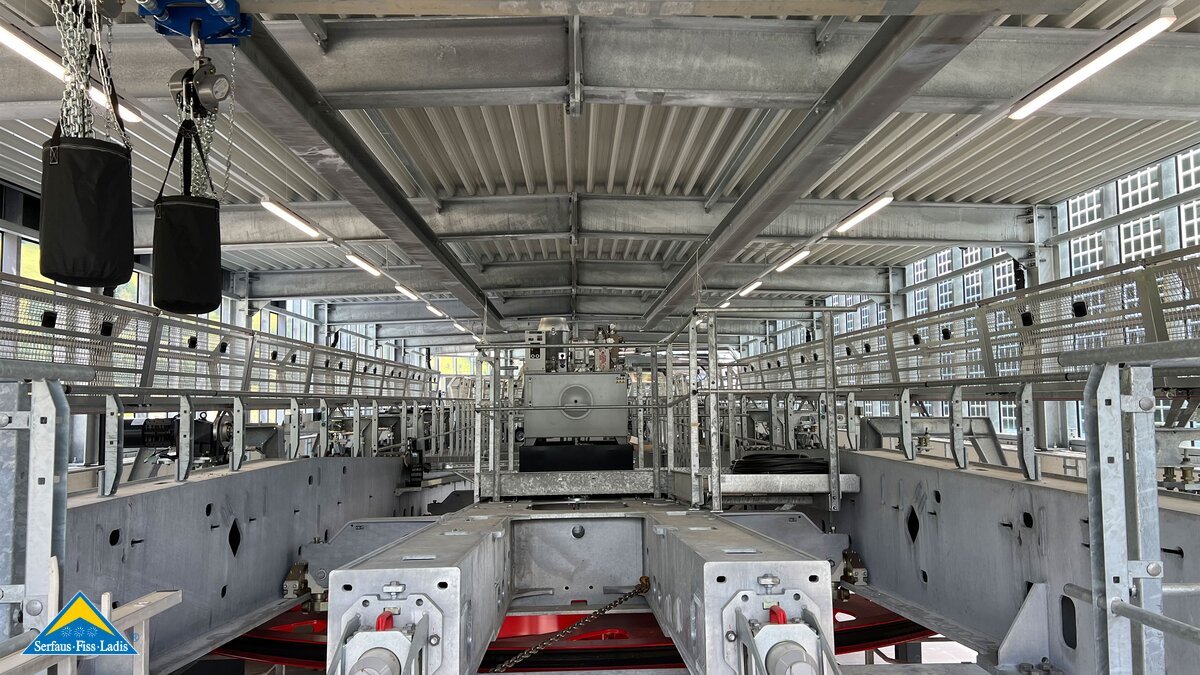 Die Zwischenstation der neuen Komperdellbahn in Serfaus Fiss Ladis in Tirol | © Seilbahn Komperdell GmbH