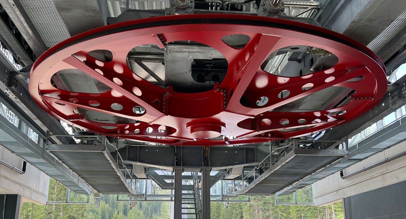 Antrieb für die neue Komperdellbahn in Serfaus-Fiss-Ladis in Tirol Österreich | © Seilbahn Komperdell GmbH